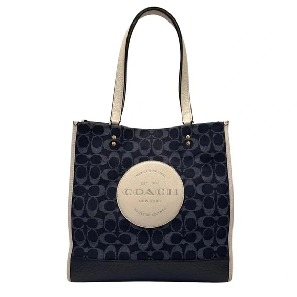 Coach Dempsey Tote Signature Jacquard - Picture 3 of 7